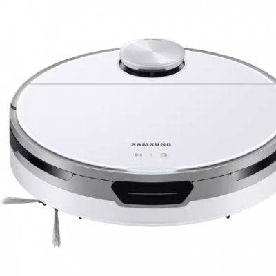 SAMSUNG Jet Bot+ VR30T85513W/EU Robot Vacuum Cleaner with built-in Clean Station – Misty White