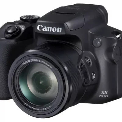 CANON PowerShot SX70 HS Bridge Camera – Black