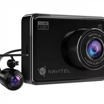 NAVITEL R9 Dual Full HD Front & HD Rear Dash Cam – Black