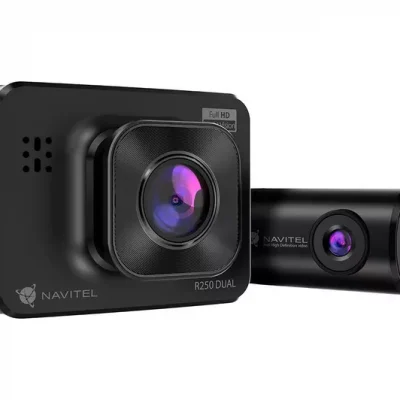 NAVITEL R250 Dual Full HD Front & HD Rear Dash Cam – Black