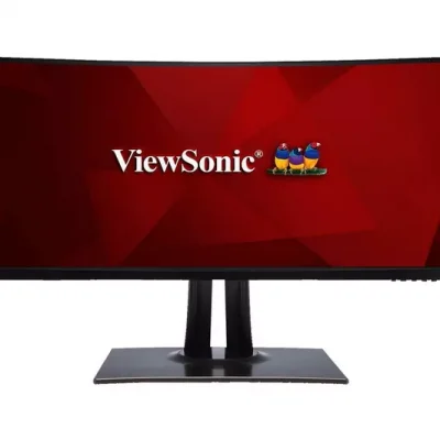VIEWSONIC VP3481 Quad HD 34″ VA LCD Curved Monitor – Black