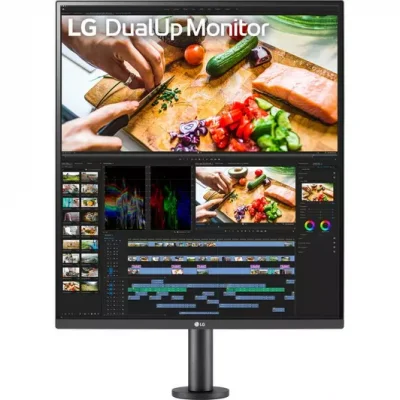 LG DualUp 28MQ780-B.AEK Quad HD 27.6″ Nano IPS LCD Monitor – Black