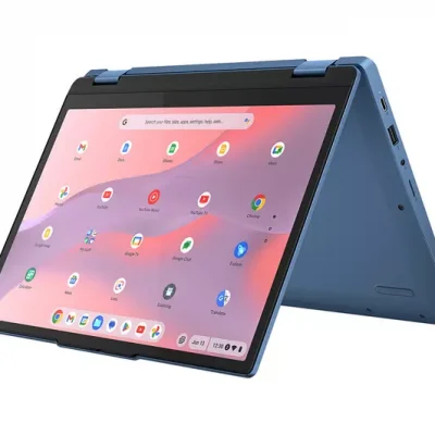 LENOVO IdeaPad Flex 3 12.2″ 2 in 1 Chromebook – Intel® N100, 64 GB eMMC, Blue