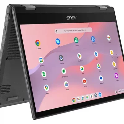 ASUS CM14 Flip 14″ 2 in 1 Chromebook – MediaTek Kompanio 520, 128 GB eMMC, Grey