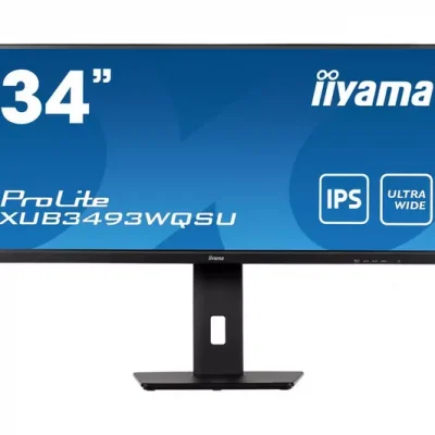 IIYAMA ProLite XUB3493WQSU-B5 Wide Quad HD 34″ IPS LCD Monitor – Black