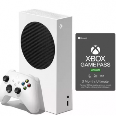 MICROSOFT Xbox Series S & 3 Month Game Pass Ultimate Bundle – 512 GB SSD