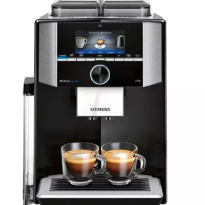 SIEMENS EQ.9 s700 TI9573X9GB Smart Bean to Cup Coffee Machine – Black & Stainless Steel