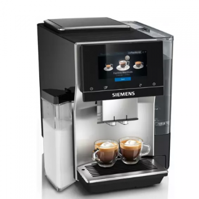 SIEMENS Home Connect TQ703GB7 Smart Bean to Cup Coffee Machine – Inox & Silver