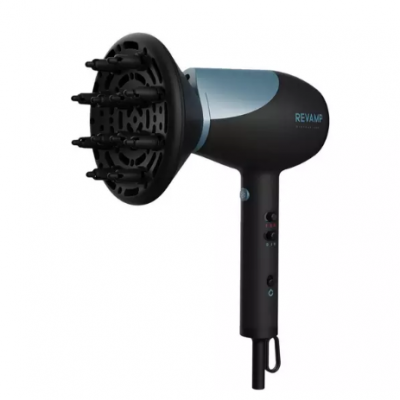 REVAMP Progloss Hydro Shield X Shine DR-6000 Hair Dryer – Black