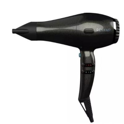 REVAMP Progloss 3950 Featherlite Ultra X Shine Hair Dryer – Black