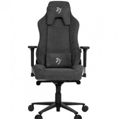 AROZZI Vernazza Soft Fabric Gaming Chair – Dark Grey