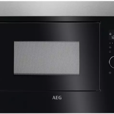 AEG MBE2658SEM Built-in Solo Microwave – Black & Stainless Steel