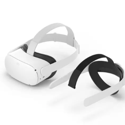 META Quest 2 VR Gaming Headset & Elite Strap Bundle – 256 GB