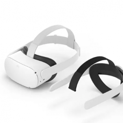 META Quest 2 VR Gaming Headset & Elite Strap Bundle – 128 GB